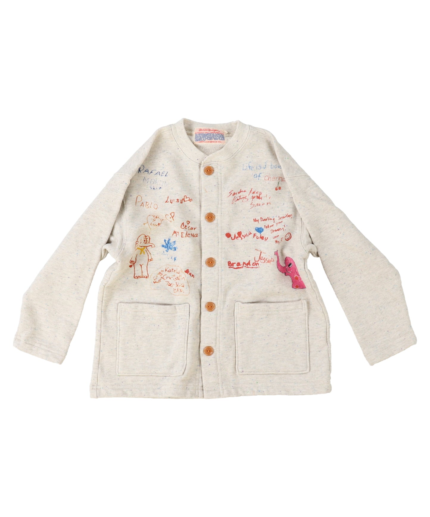 PENNIE Scribble Sweat Cardigan
