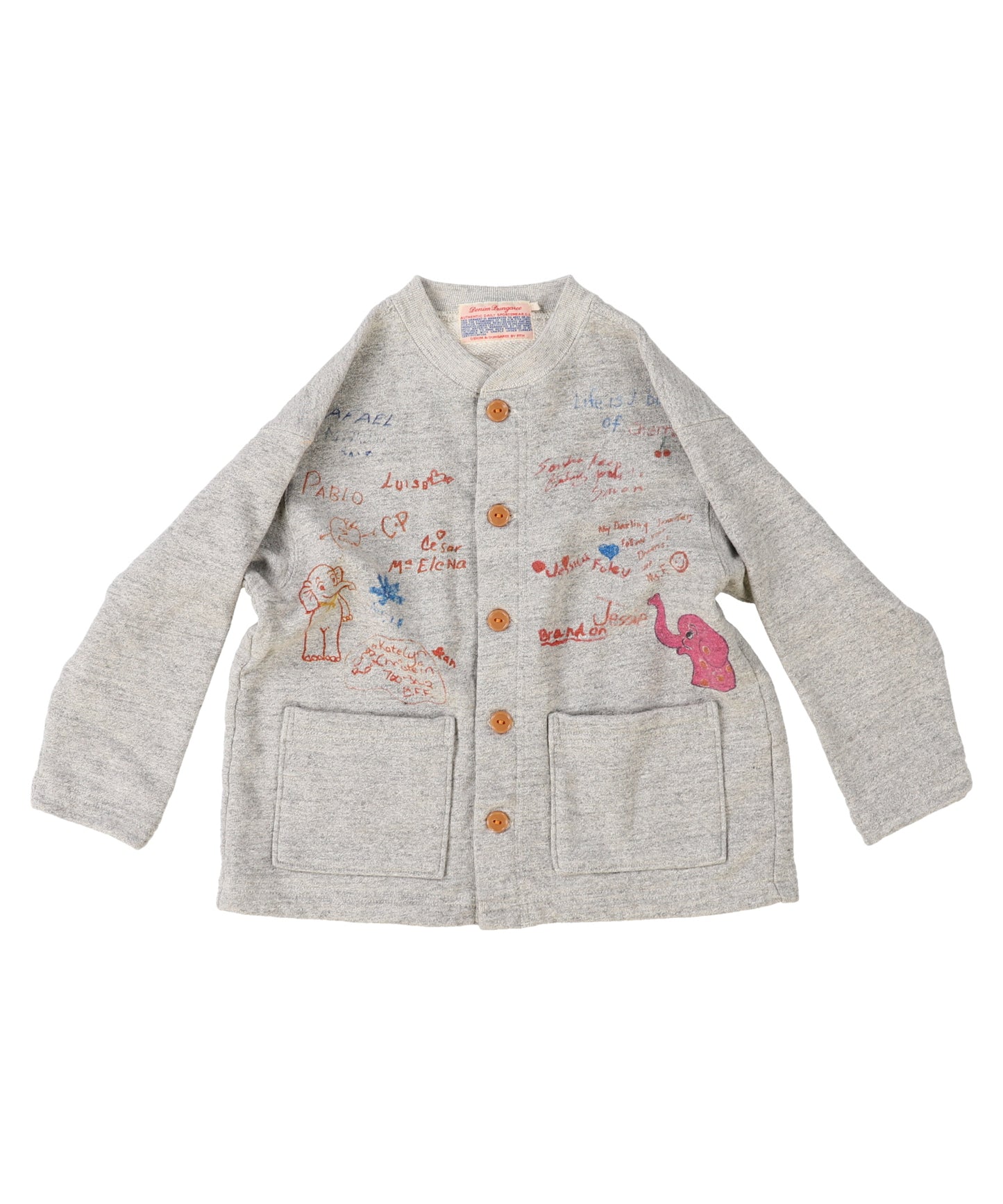 PENNIE Scribble Sweat Cardigan
