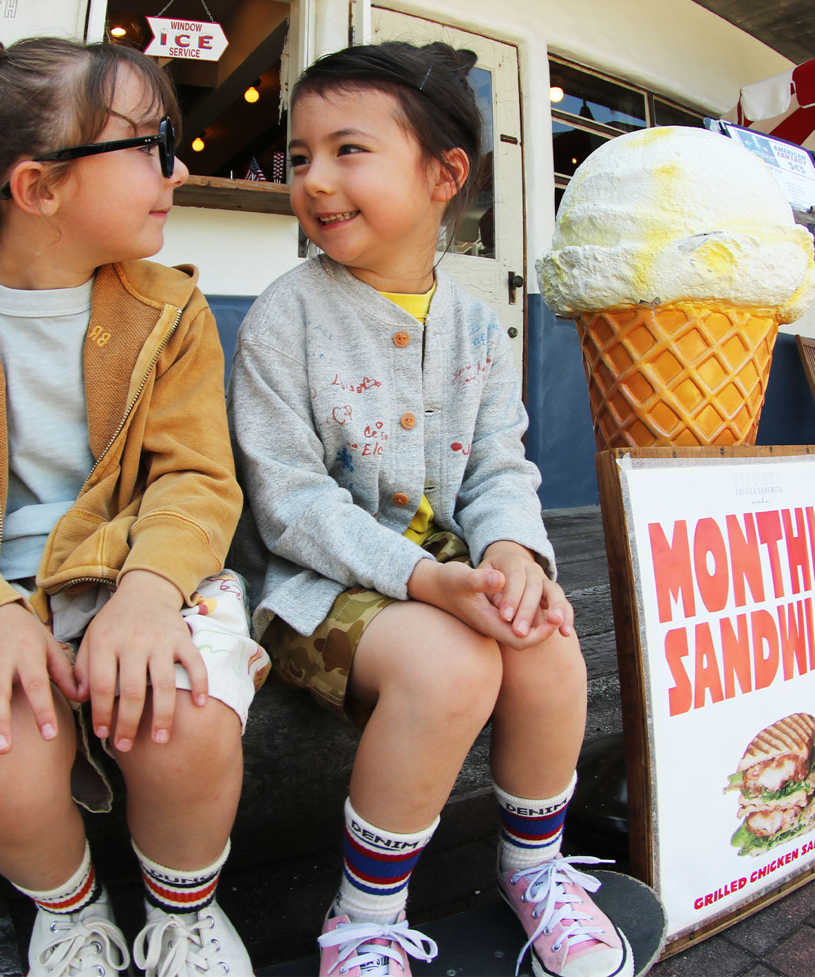 PENNIE Scribble Sweat Cardigan