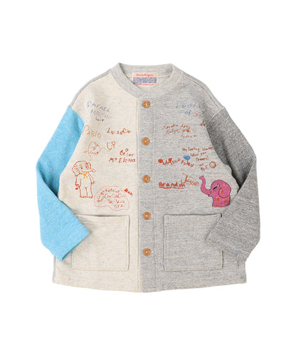 PENNIE Scribble Sweat Cardigan