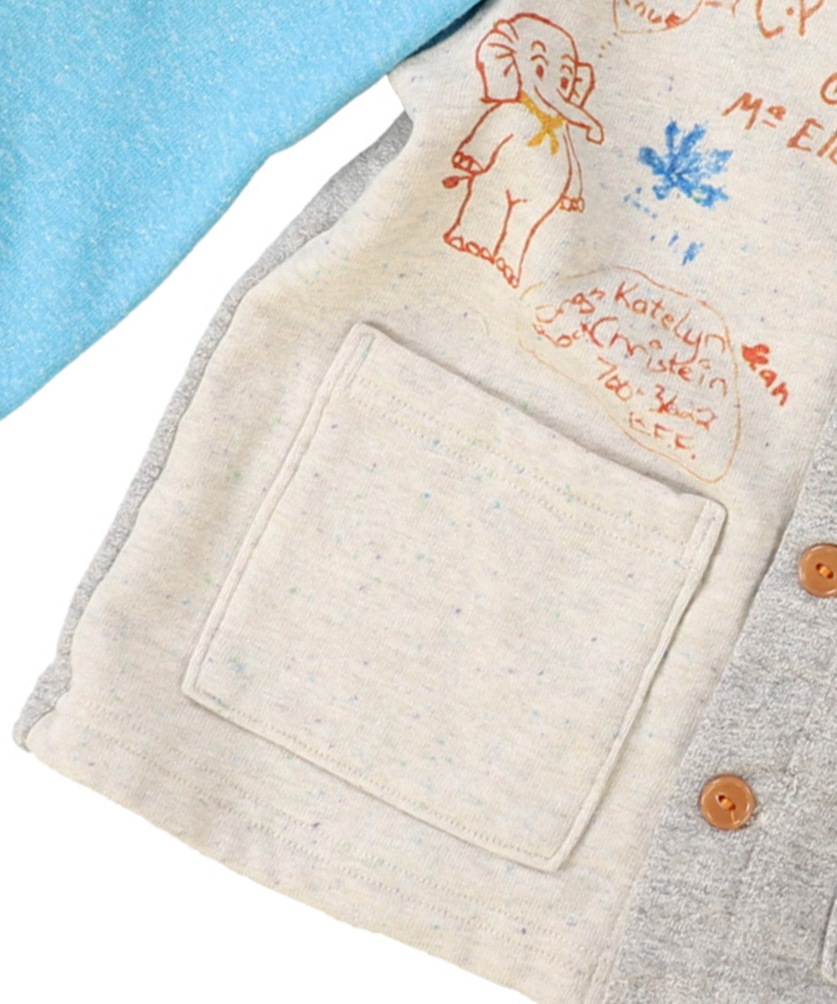 PENNIE Scribble Sweat Cardigan