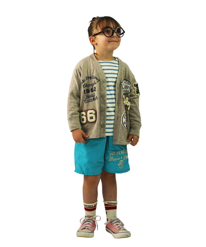 Striped Cotton Jersey Boatneck L/S Tee