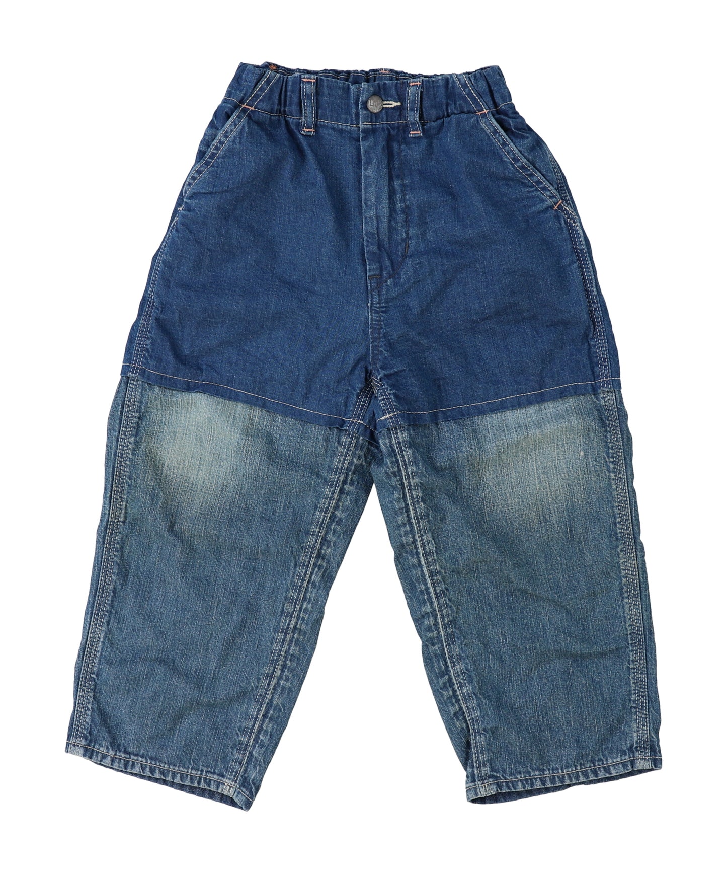 Denim Switched Design Pants