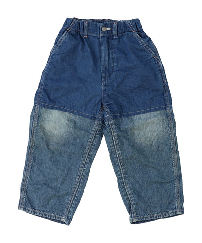 Denim Switched Design Pants