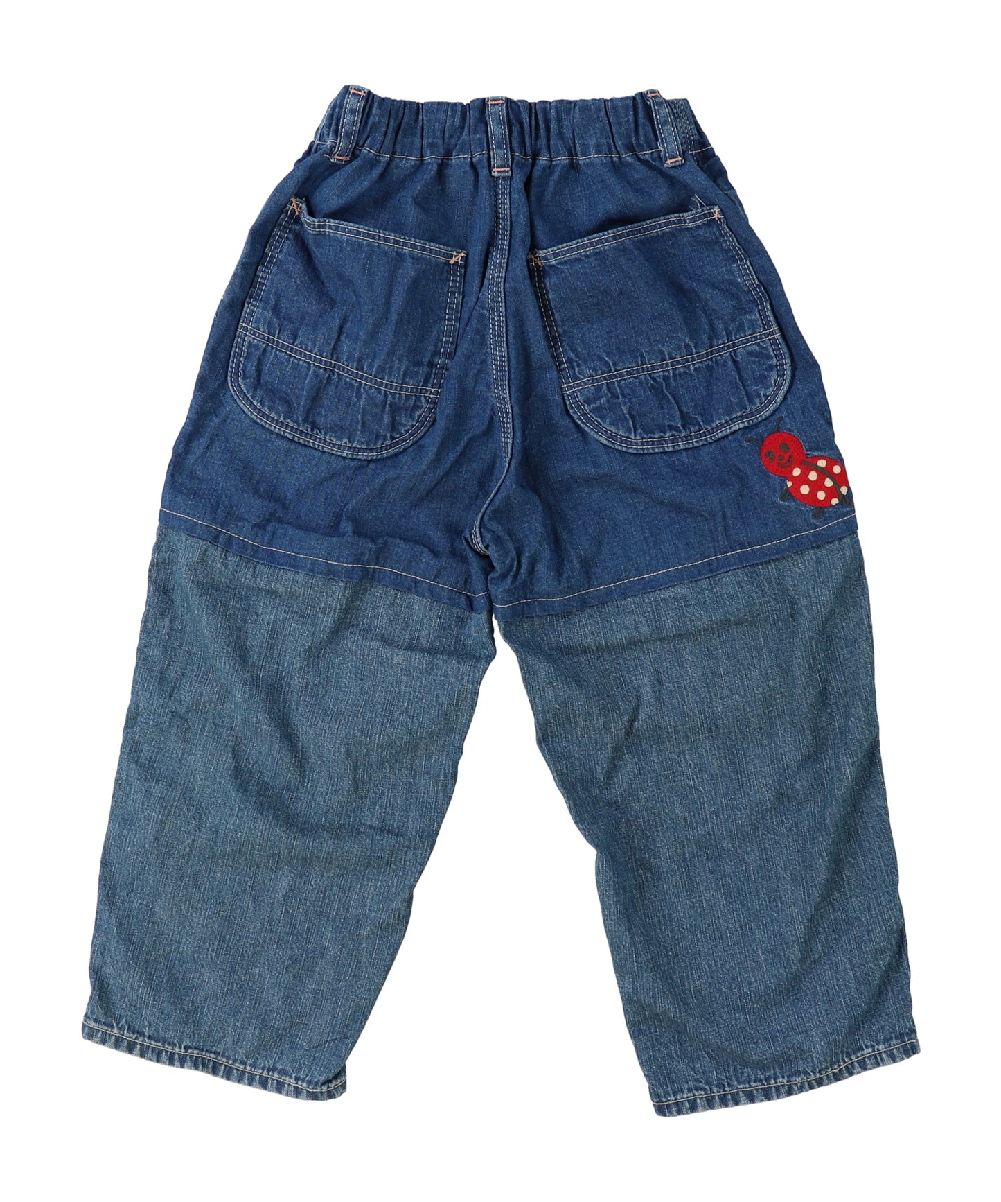 Denim Switched Design Pants