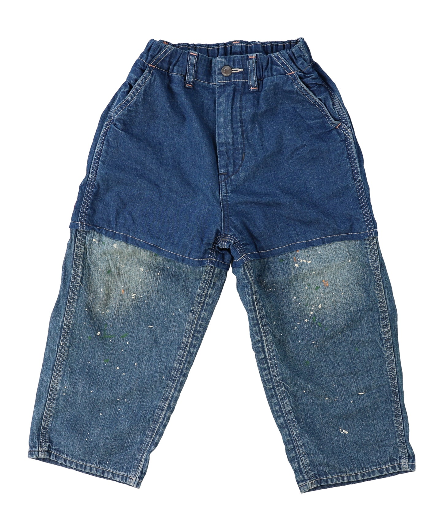Denim Switched Design Pants
