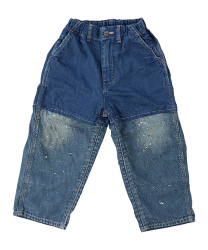 Denim Switched Design Pants