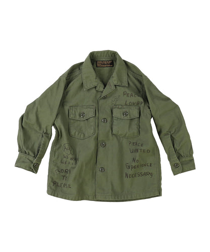 Back Satin Scribble Shirt