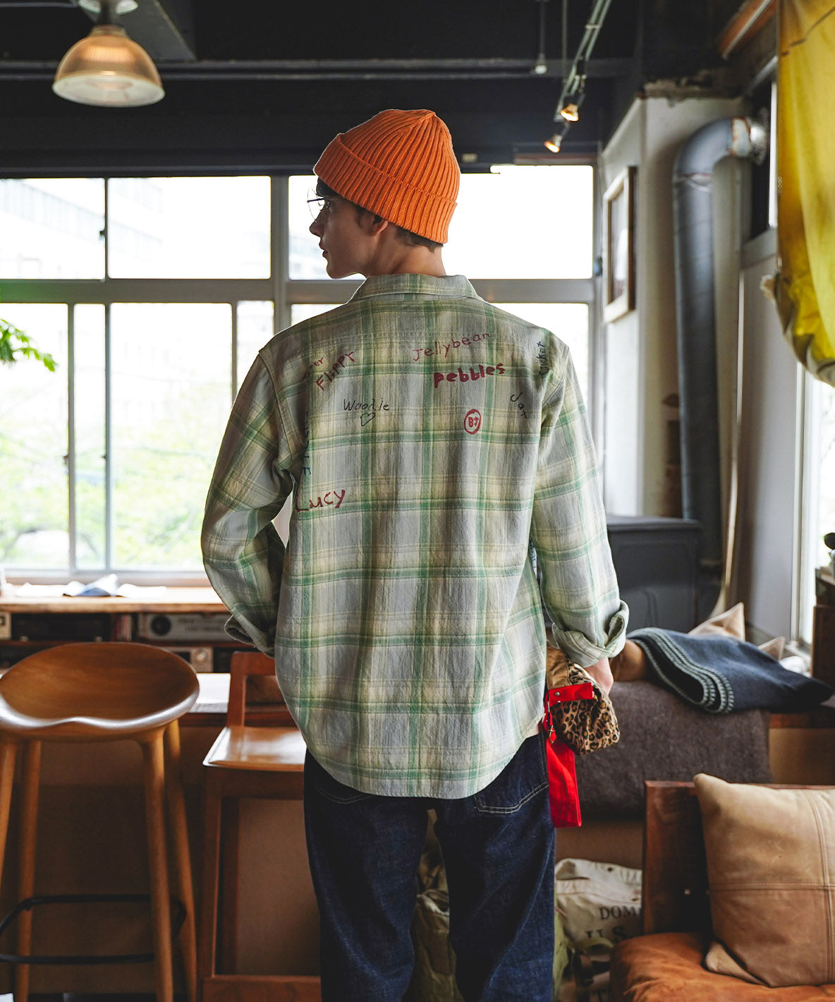 Plaid Scribble Shirt