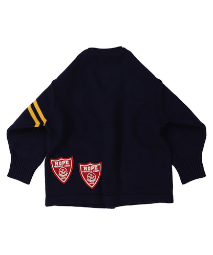 Cotton Lettered Cardigan