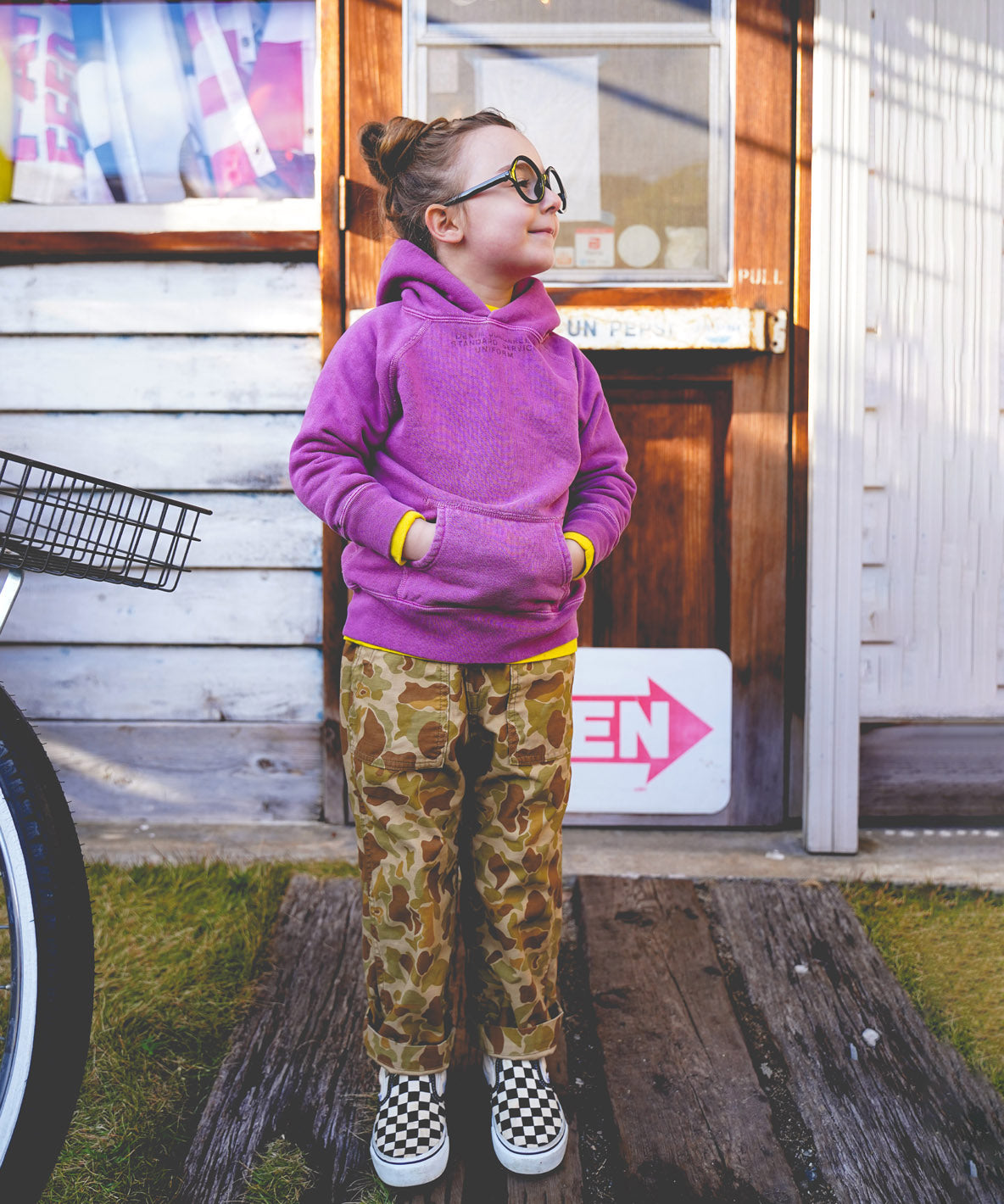 Vintage Loopback Simple Hoodie