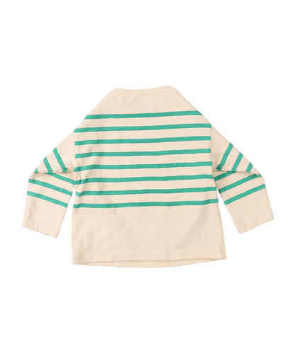 Striped Scribble L/S Tee