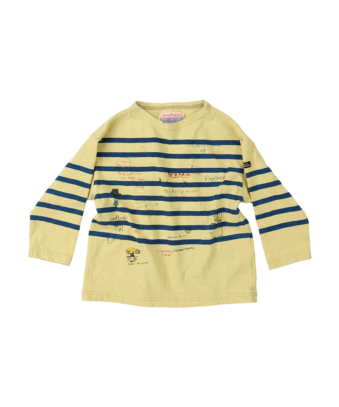 Striped Scribble L/S Tee