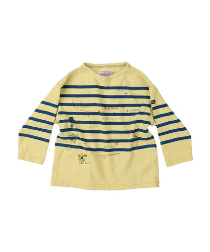 Striped Scribble L/S Tee