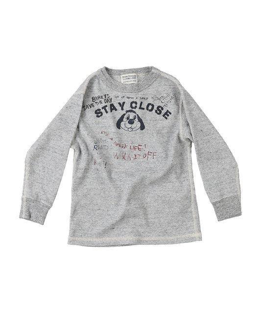 Scribble Waffle L/S Tee
