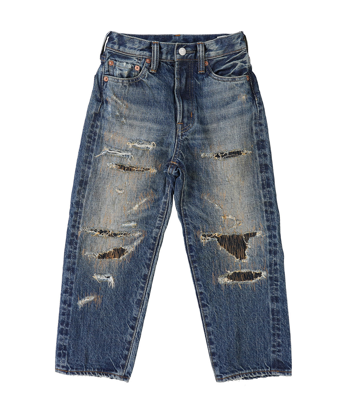 12oz HOME MADE Denim Grunge Remake Pants