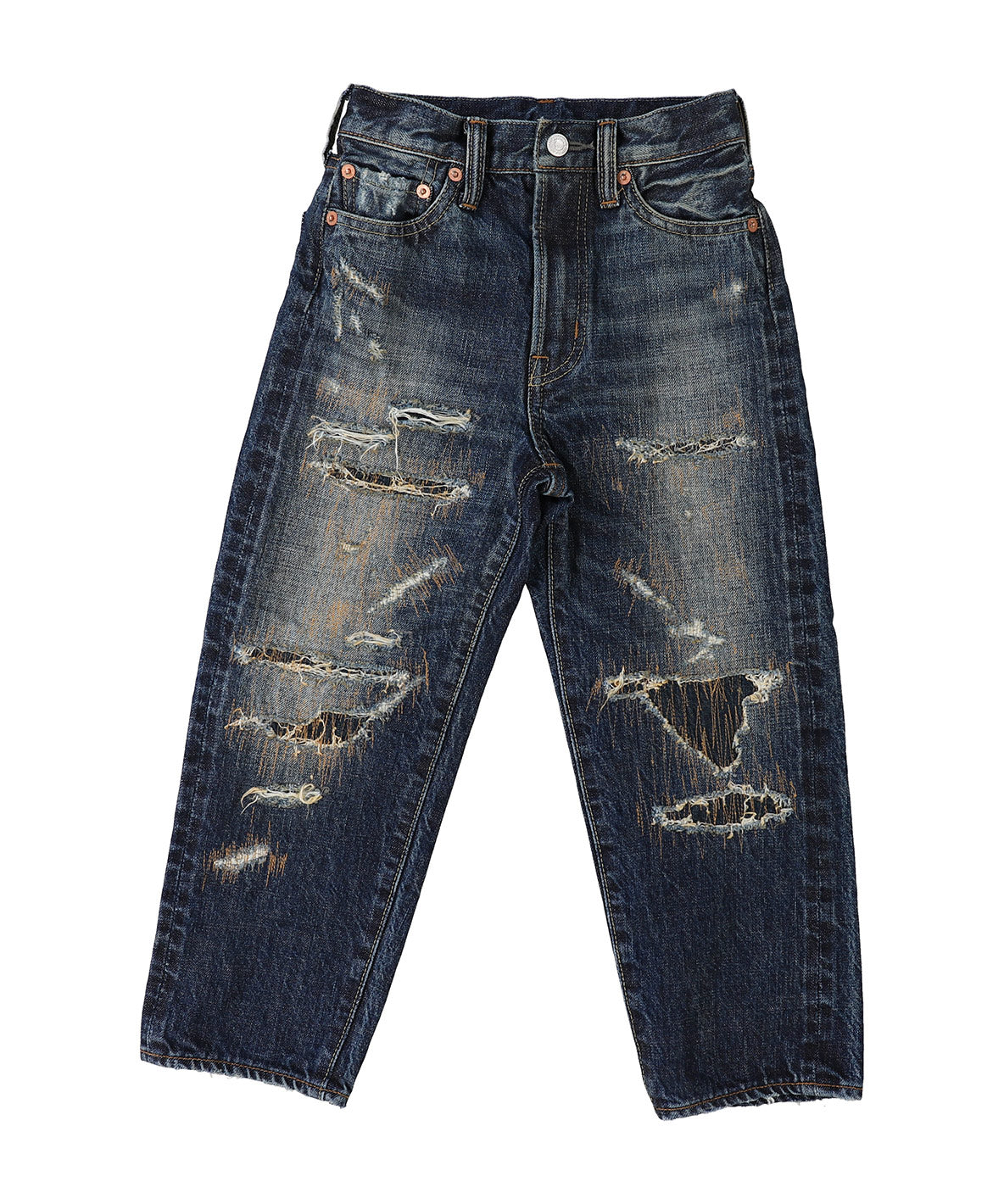 12oz HOME MADE Denim Grunge Remake Pants
