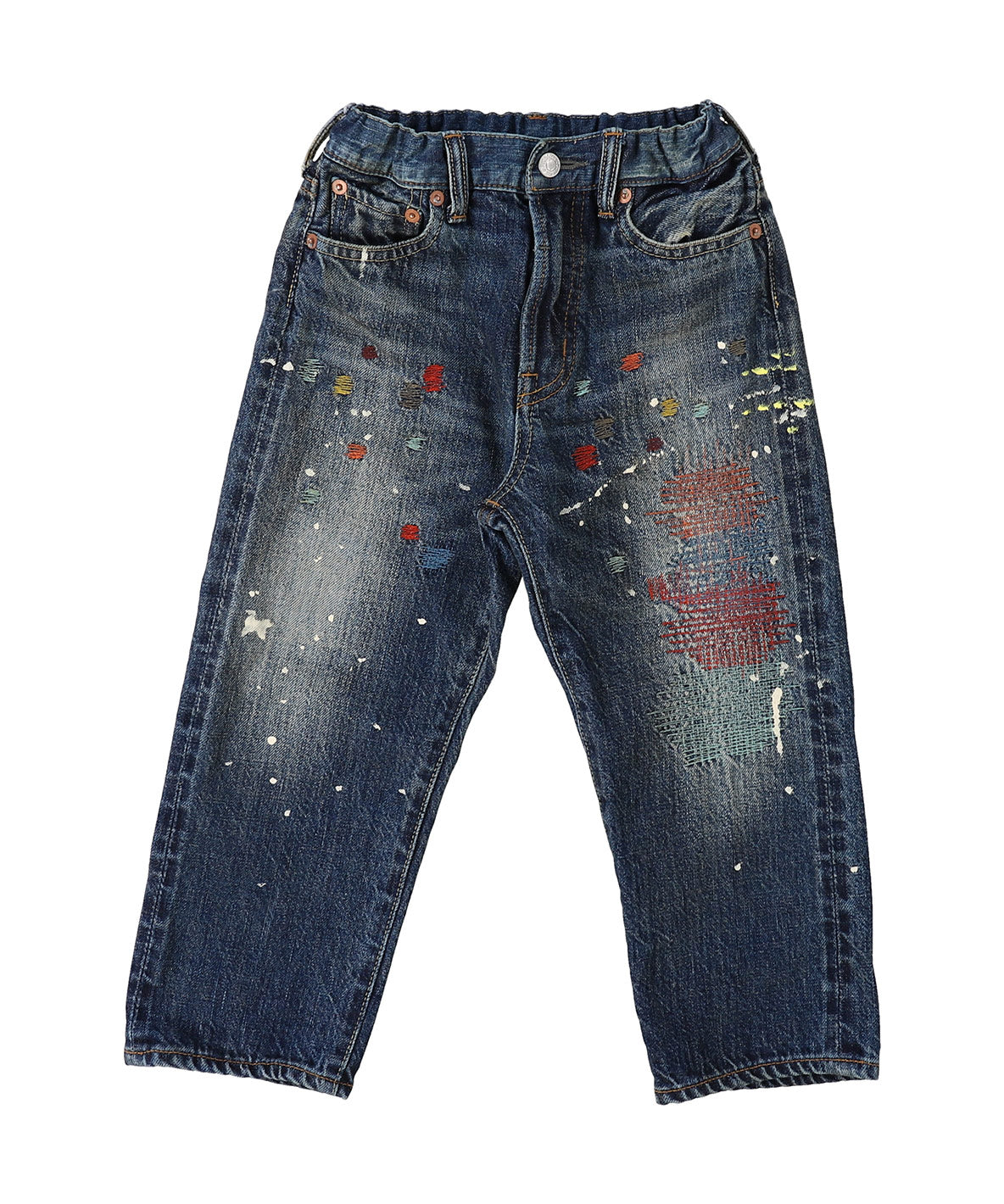 Airy Denim Colorful Remake Pants