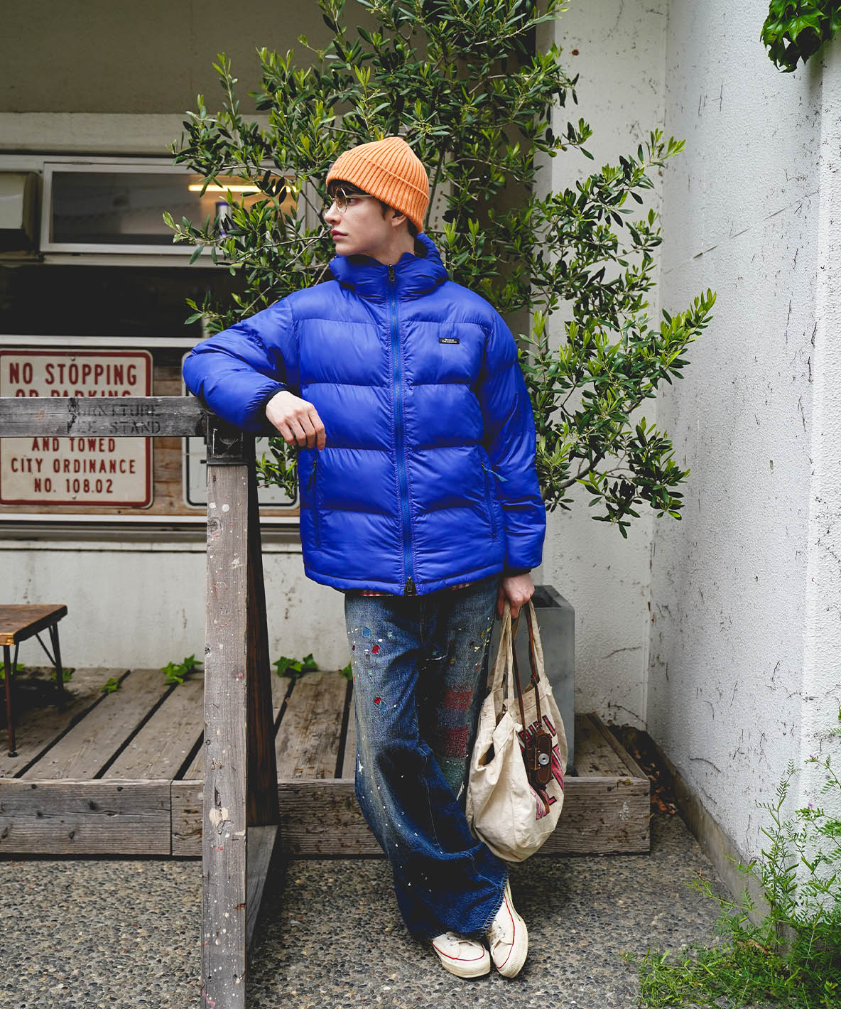 Airy Denim Colorful Remake Pants
