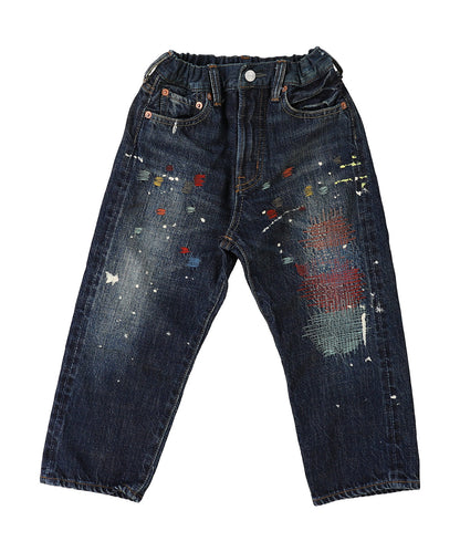 Airy Denim Colorful Remake Pants