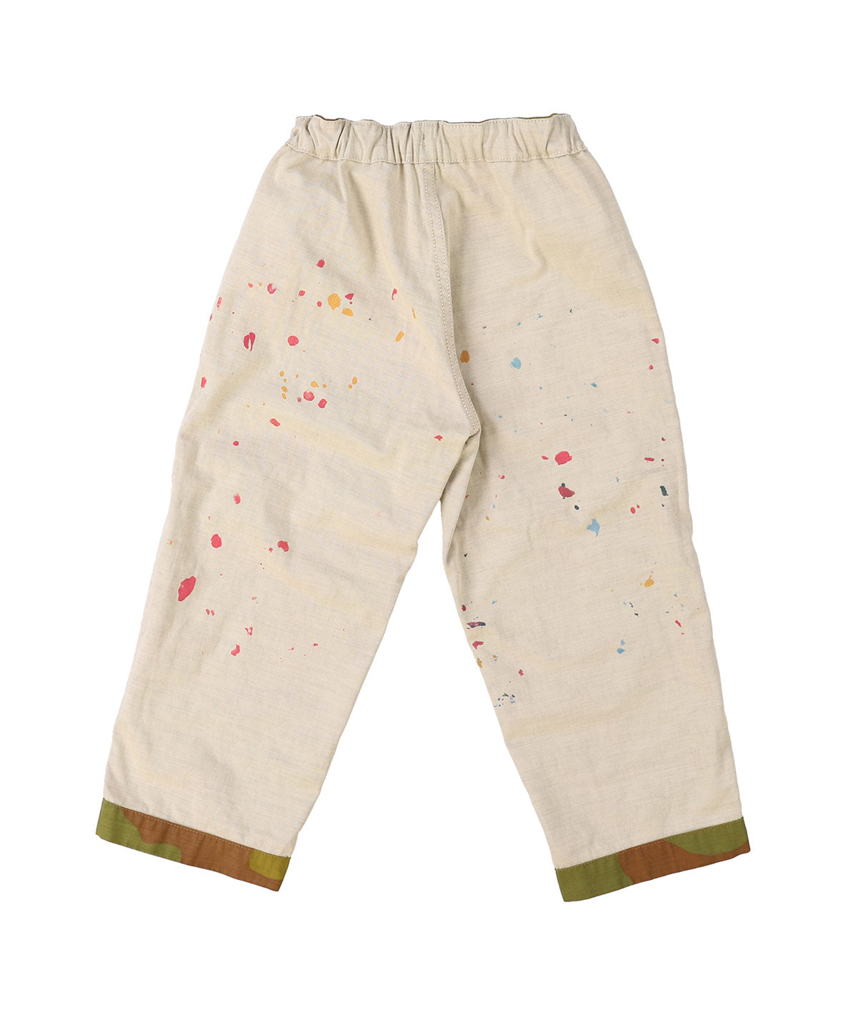Back Satin Camouflage Reversible Pants