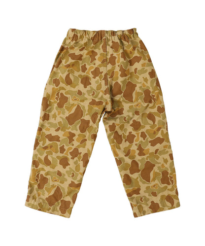 Back Satin Camouflage Reversible Pants