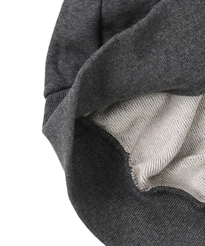 Pile and Knit Detachable Collar Sweatshirt
