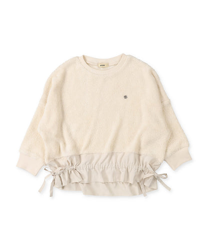 Pile and Fleece Switching Sweatshirt