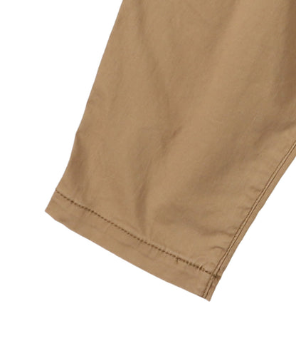 Stretchy Twill Tucked Side Pockets Pants