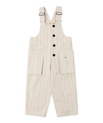 Mottle Striped Overalls