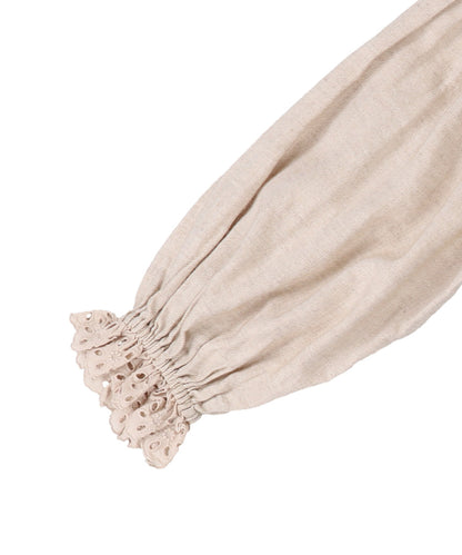 Cotton Modal Wool Linen Knee-length Dress