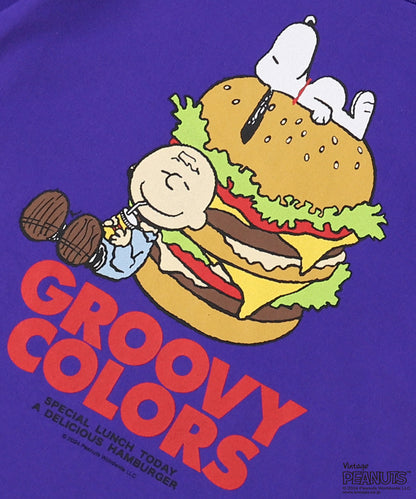 Cotton Jersey SNOOPY HAMBURGER TEE