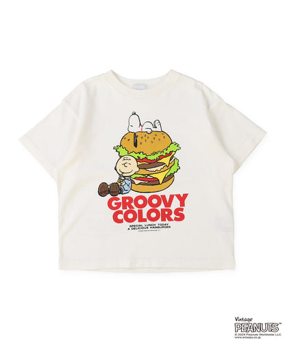 Cotton Jersey SNOOPY HAMBURGER TEE