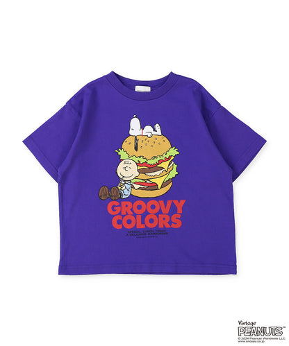 Cotton Jersey SNOOPY HAMBURGER TEE