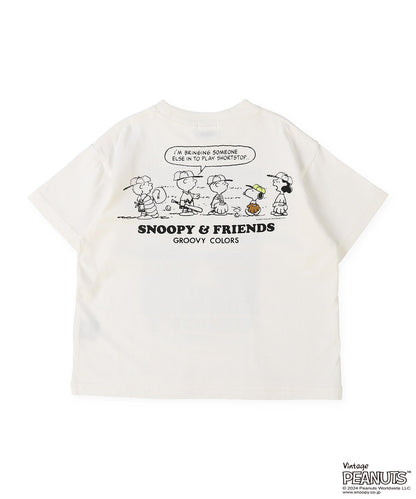 Cotton Jersey SNOOPY BASEBALL TEE