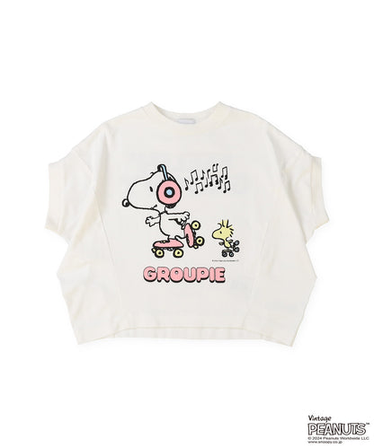 Cotton Jersey SNOOPY ROLLER SKATE TEE