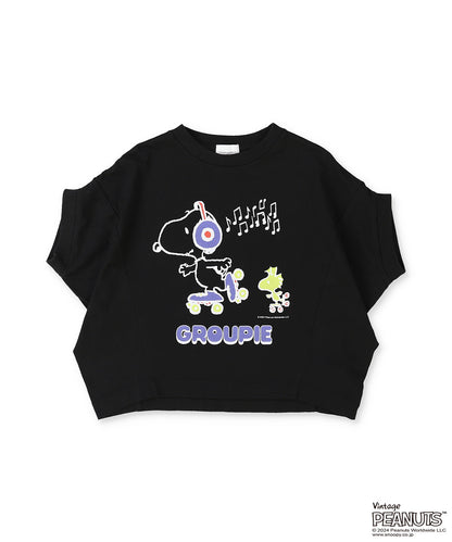 Cotton Jersey SNOOPY ROLLER SKATE TEE