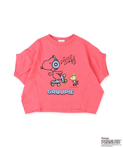 Cotton Jersey SNOOPY ROLLER SKATE TEE