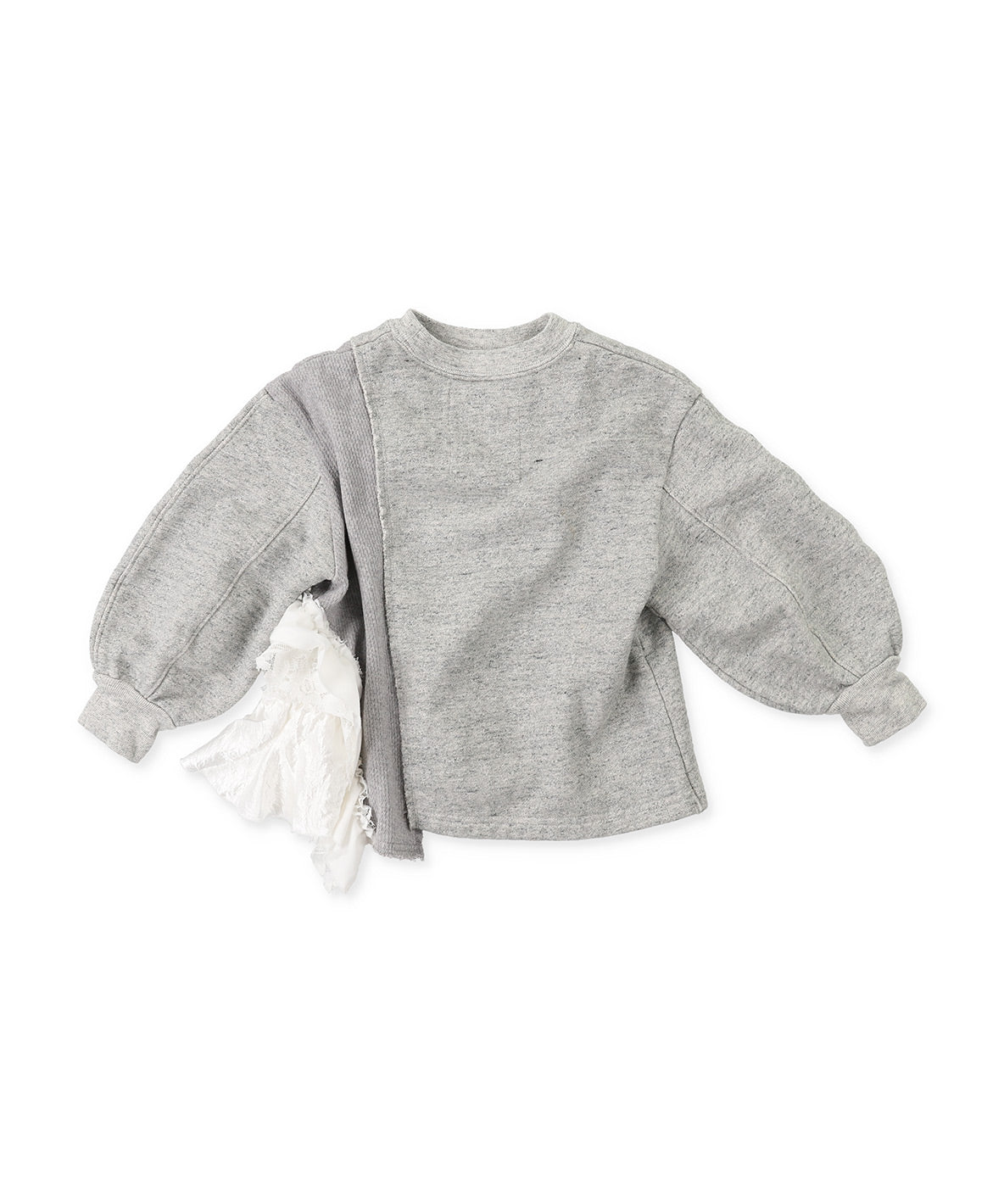 Assymetry Frilled Sweatshirt