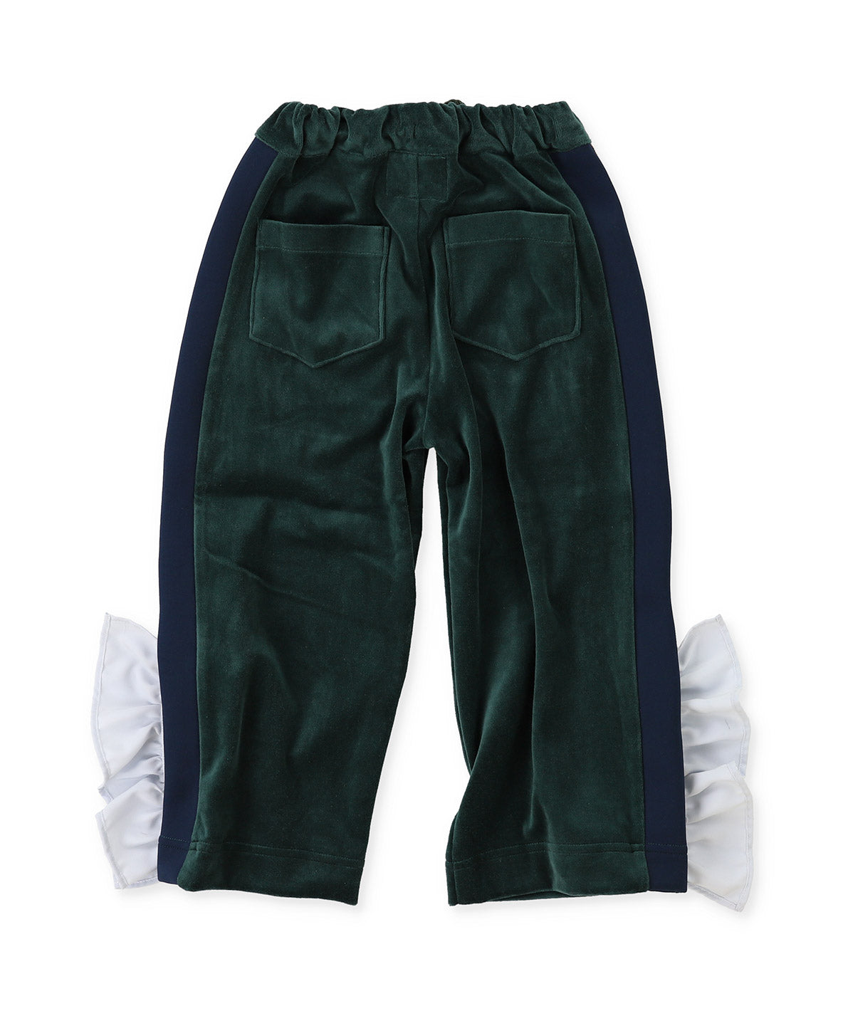 Velour Frilled Pants