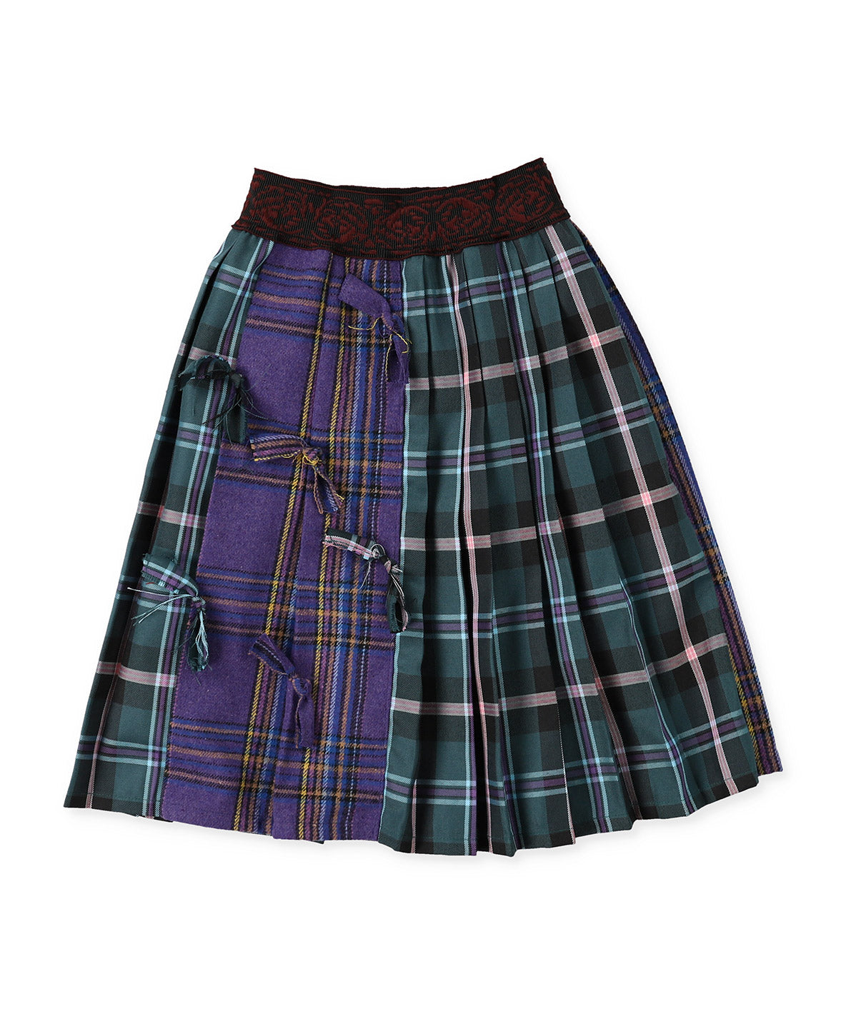 スカート gotohollywood Mix Checked Ribbon Skirt gotohollywood Mix Checked Ribbon Skirt