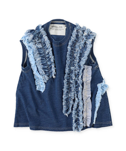 Vintage Frilly Sleeveless Tee