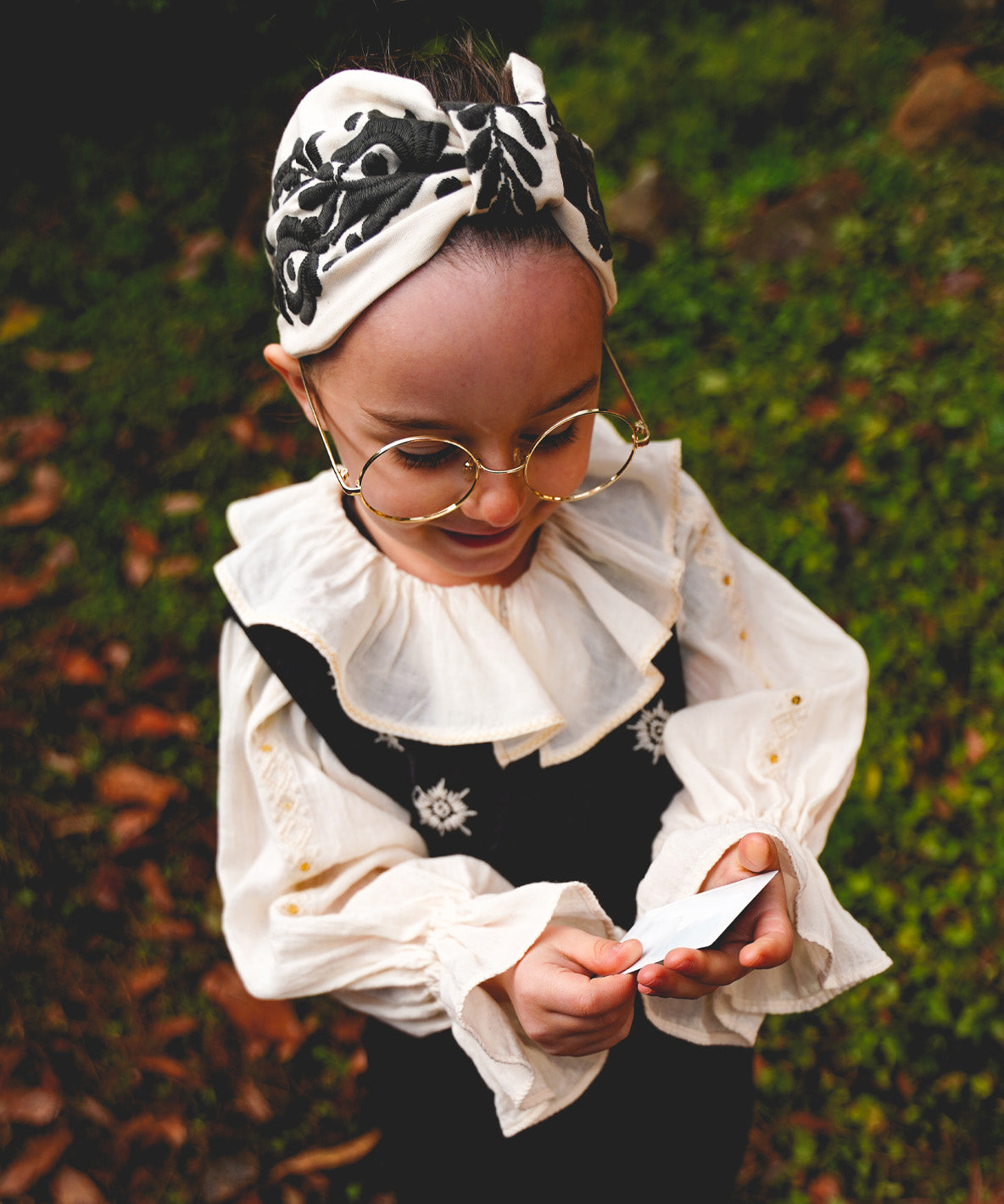 Dungaree Embroidery Hair Band