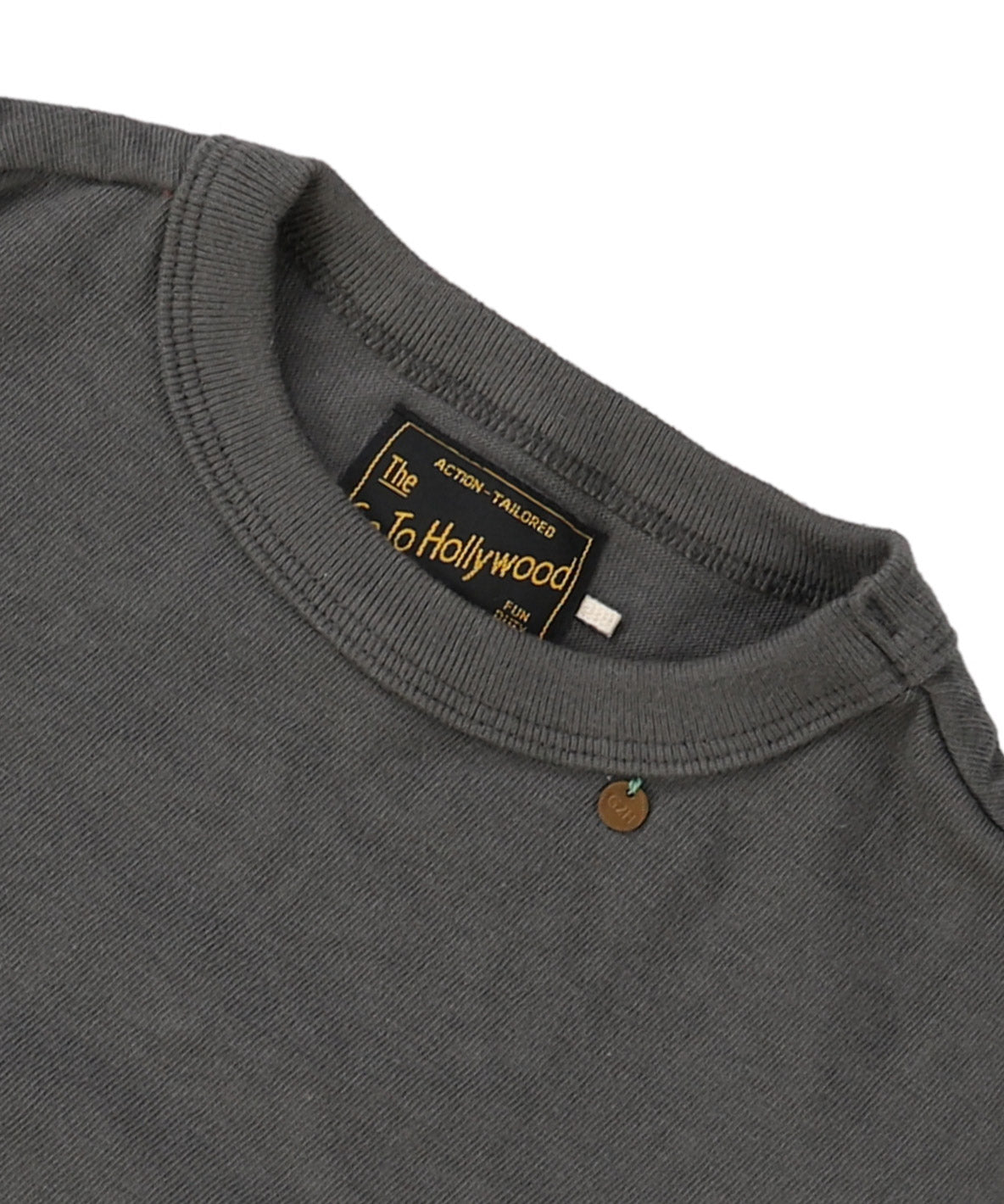 Tuck Denim-sleeve Tee