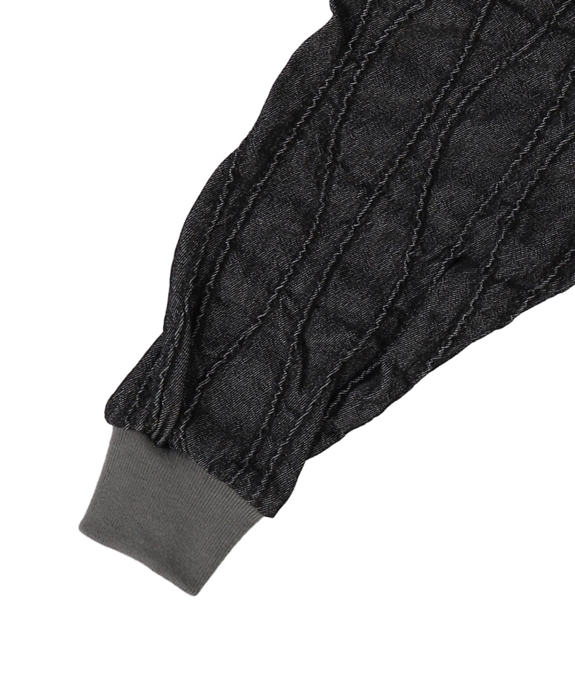 Tuck Denim-sleeve Tee