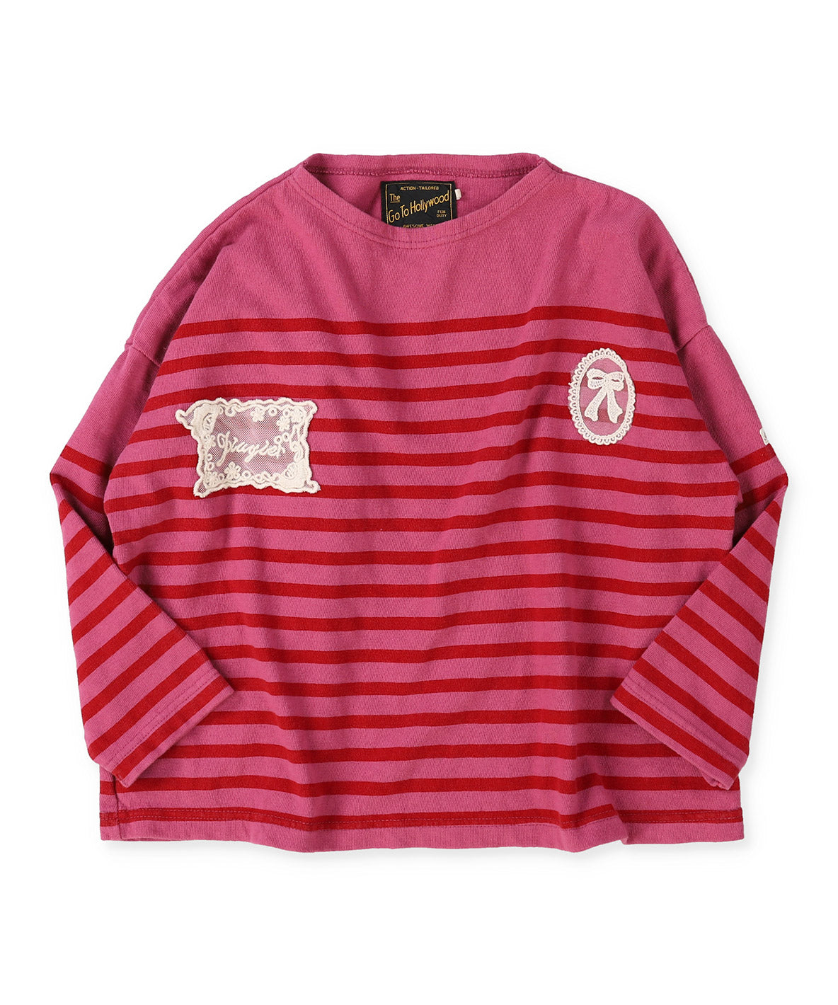Lacy Striped L/S Tee