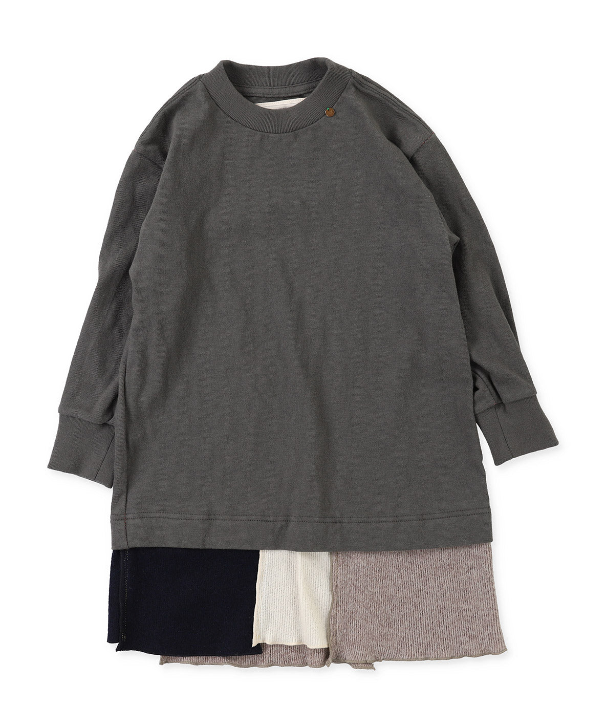 Knit-docking L/S Mini Dress