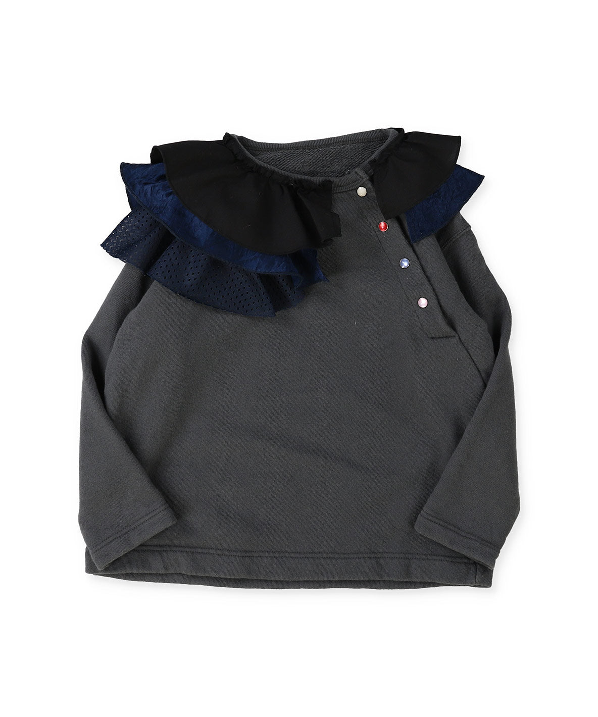 Vintage Fleece Assymetry Sweatshirt