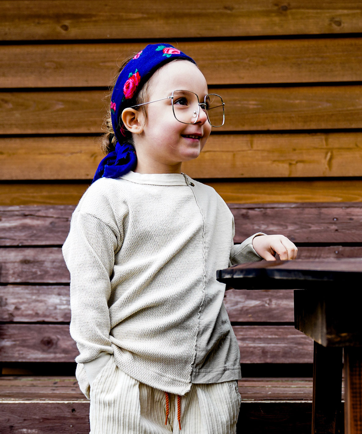 Glitter Waffle Remake L/S Tee