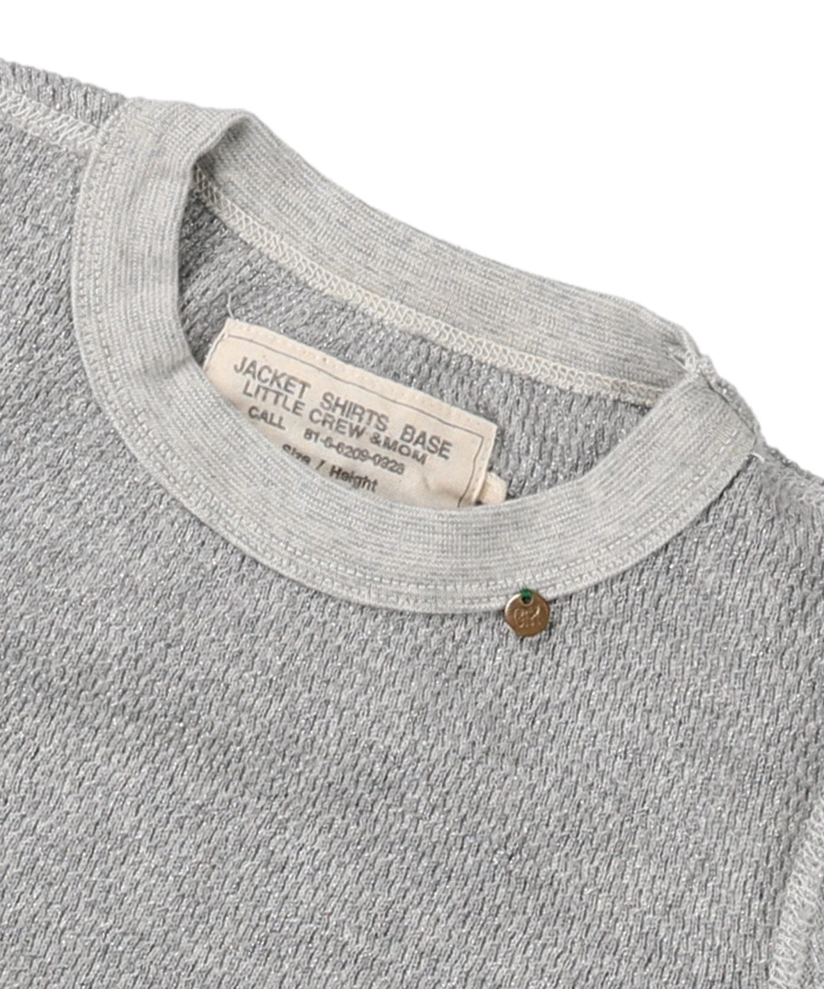 Glitter Waffle L/S Tee